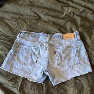Levi's Women's Light Blue Denim Shorts
